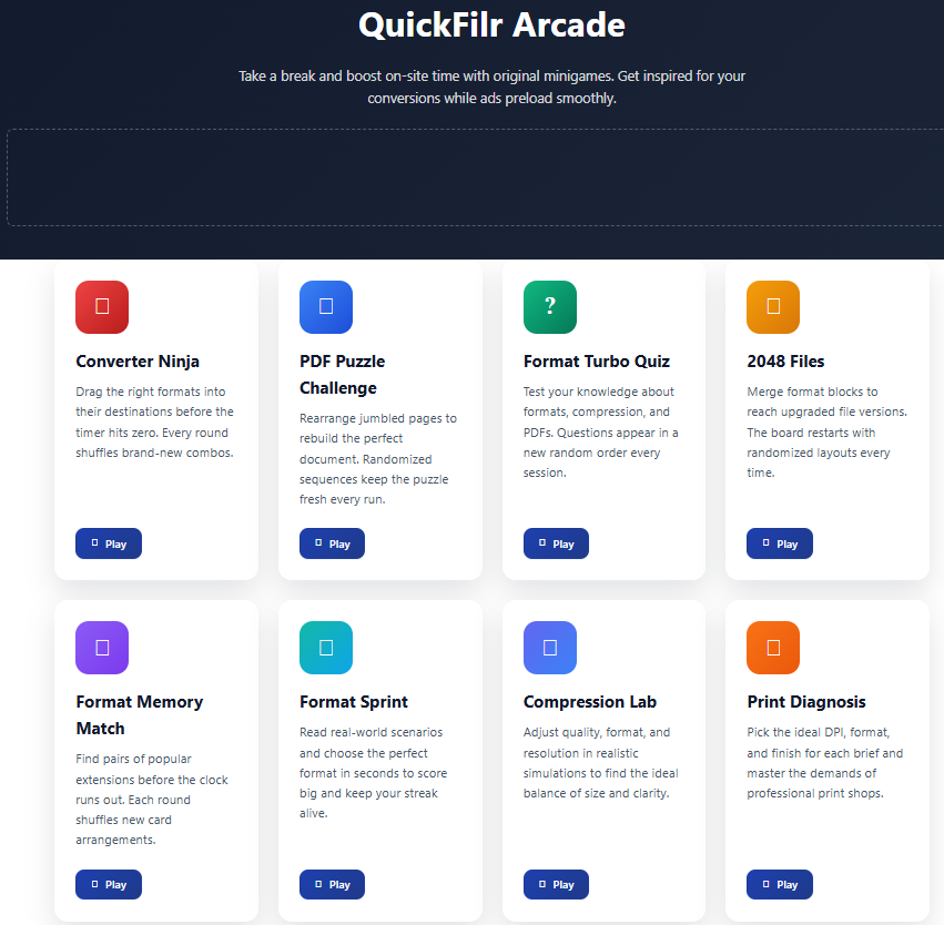 QuickFilr Arcade